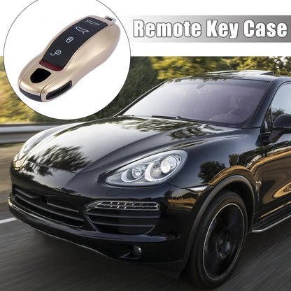1 Set Gold Car Remote Key Cover Fob Case for Porsche Cayenne Panamera