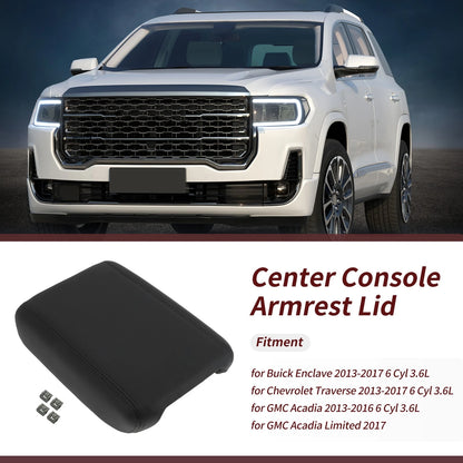 Center Console Armrest Lid for Chevy Traverse & GMC Acadia Black