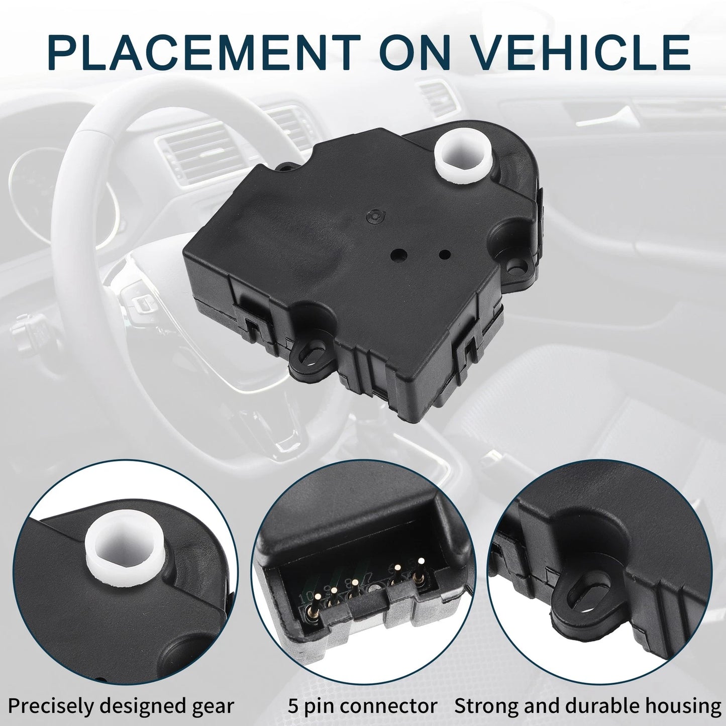 HVAC Heater Blend Door Control Actuator for Buick Roadmaster (1991–1993)