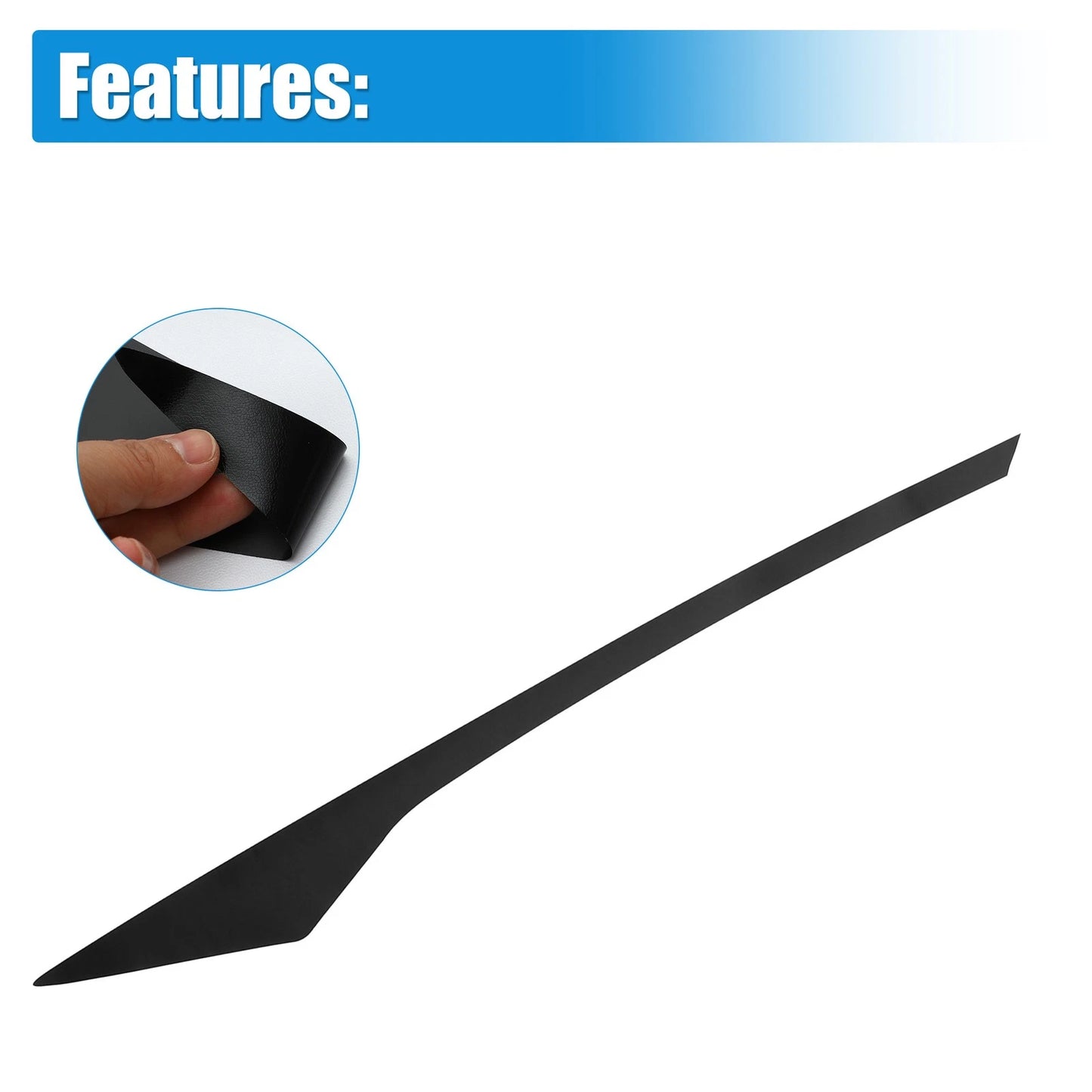 6 Pcs Windshield B Pillar Trim for Honda Accord (2018-2022) Matte Black