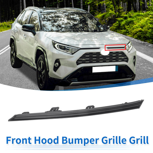 Front Grille Trim Grill Lower Hood Bumper Grille for Toyota Black