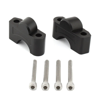 CNC Handlebar Raiser Clamp for Tiger Sport 660 (2022-2024) Black