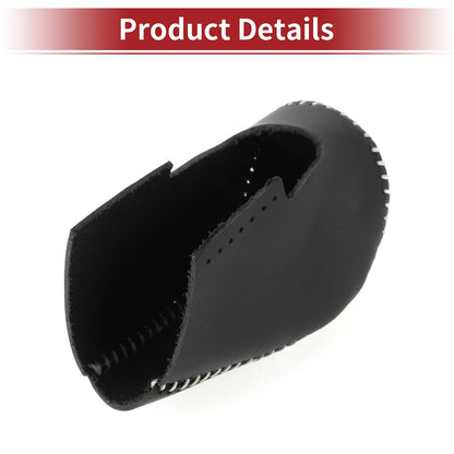Car Gear Shift Knob Cover for Honda HR-V 2023-2024 Black Grey Faux Leather