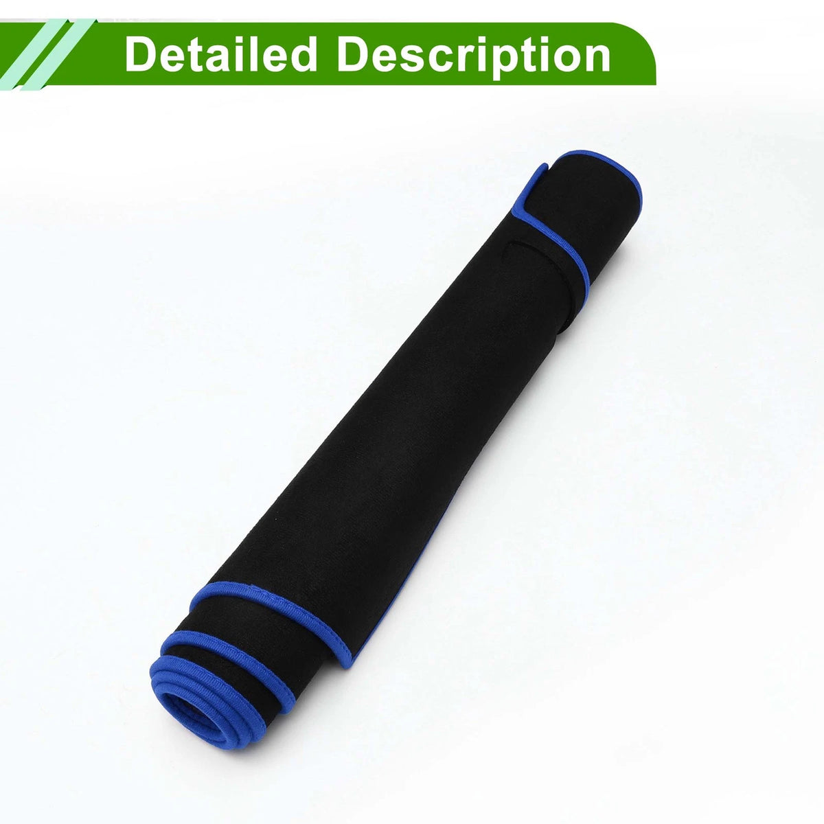 Dashboard Cover Mat for Toyota Wish 2010-2018 Sun Protector Pad Black Blue