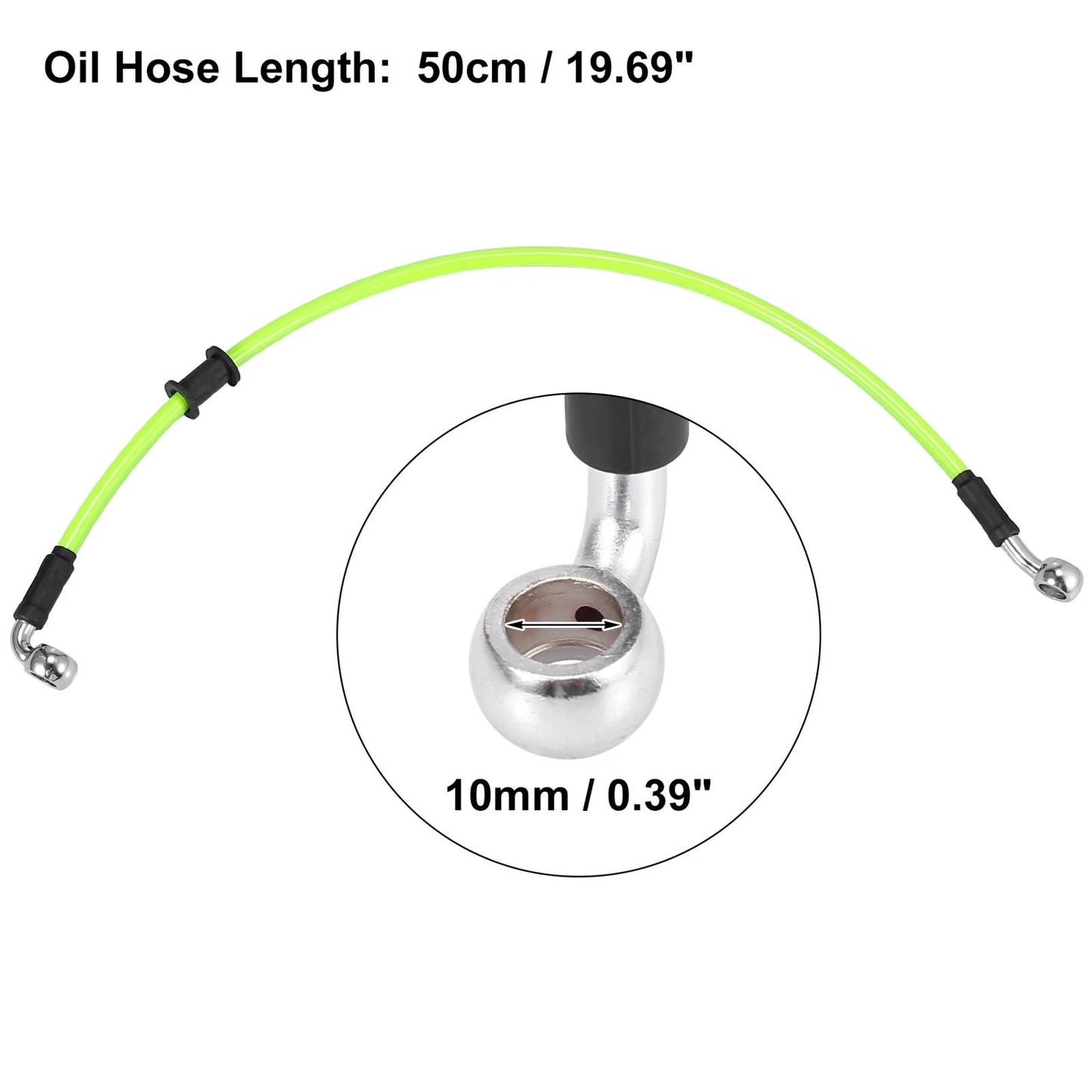 50cm Brake Clutch Oil Hose Line Pipe for Universal Motorcycle
