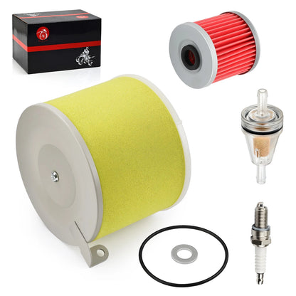 Air Filter Guide Kit w/ Oil & Fuel Filter for Kawasaki Bayou (1998–2003)