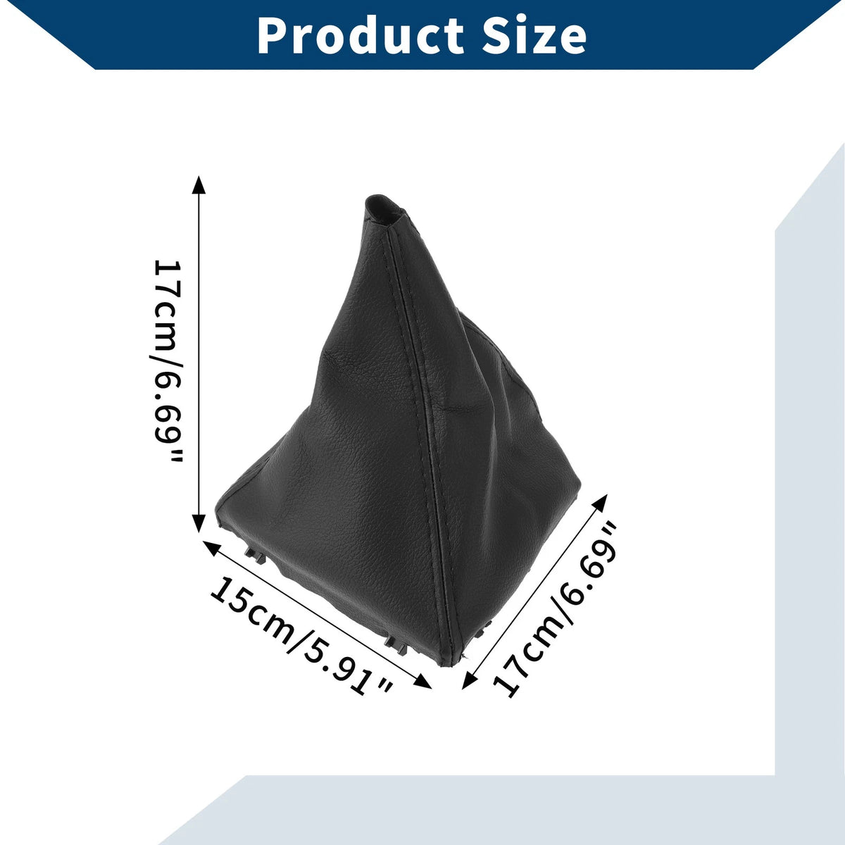 Black Leather Gear Shift Gaiter for BMW F30 F31 (2012-2018)