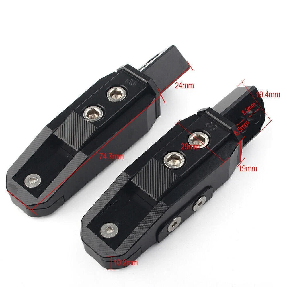 Rear Footrests Pegs for Suzuki GSXR600/750/1300 Hayabusa (2001-2023)