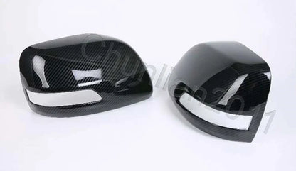 ABS Carbon Fiber Side Mirror Covers for Toyota FJ150 L/C PRADO (2010-2019)