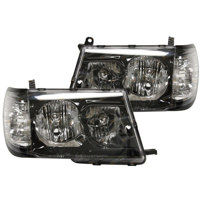 Altezza BLACK HeadLights Pair for Toyota Landcruiser (1998–2005)
