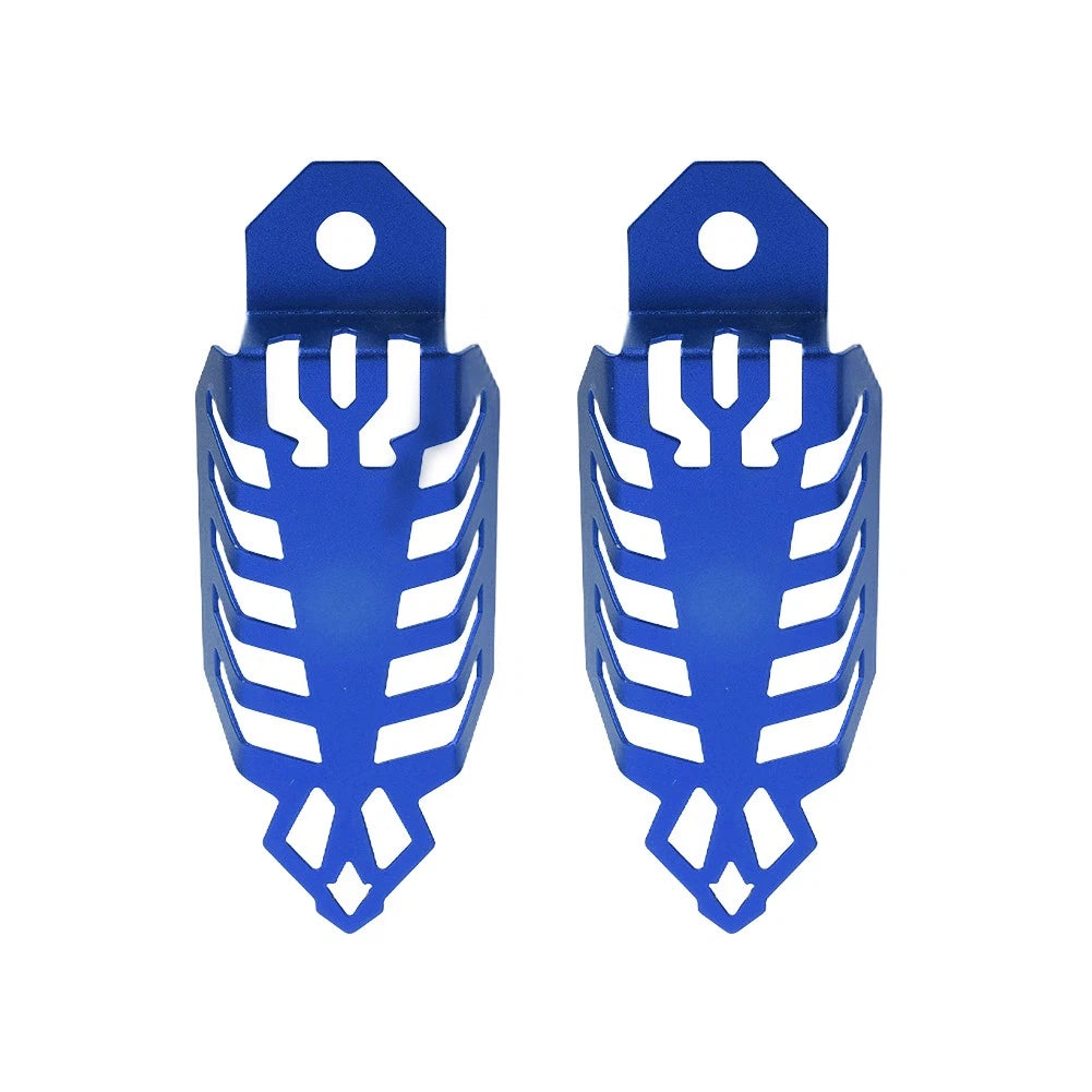 Universal Fork Dust Shock Absorber Spring Covers for ATV Off Road Blue