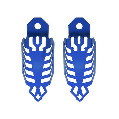 Universal Fork Dust Shock Absorber Spring Covers for ATV Off Road Blue