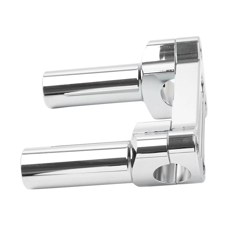 4" Chrome Handlebar Riser 1" Top Clamp for Harley Road Glide Softail (2001-2023)