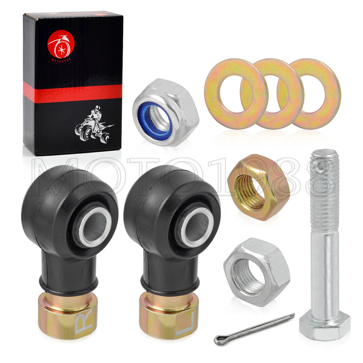 2x Left & Right Tie Rod End Kit for Polaris RZR 570/800/900 S XP (2010–2014)