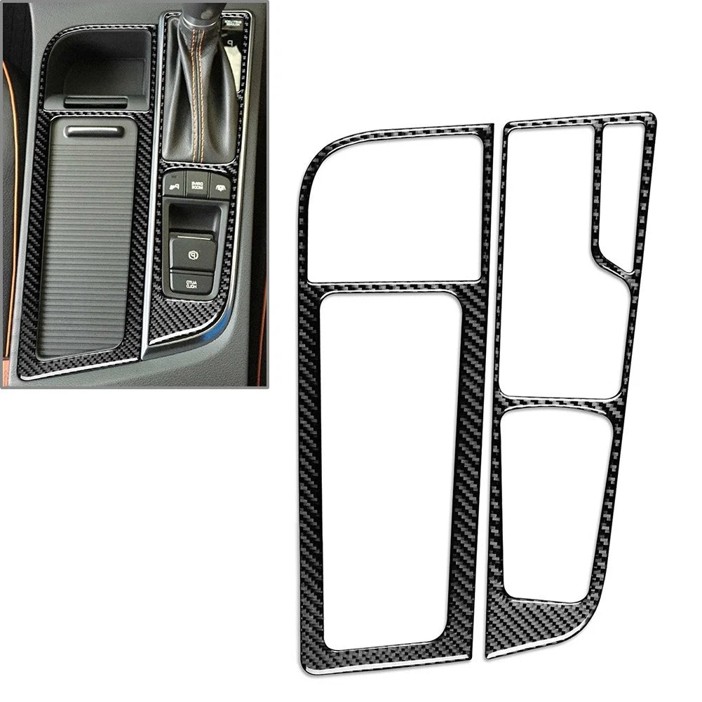 Central Console Gear Shift Frame Cover Trim Black for Hyundai Sonata (2015-2019)