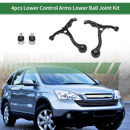 4pcs Front Suspension Kit Control Arm Ball Joint for Honda Accord