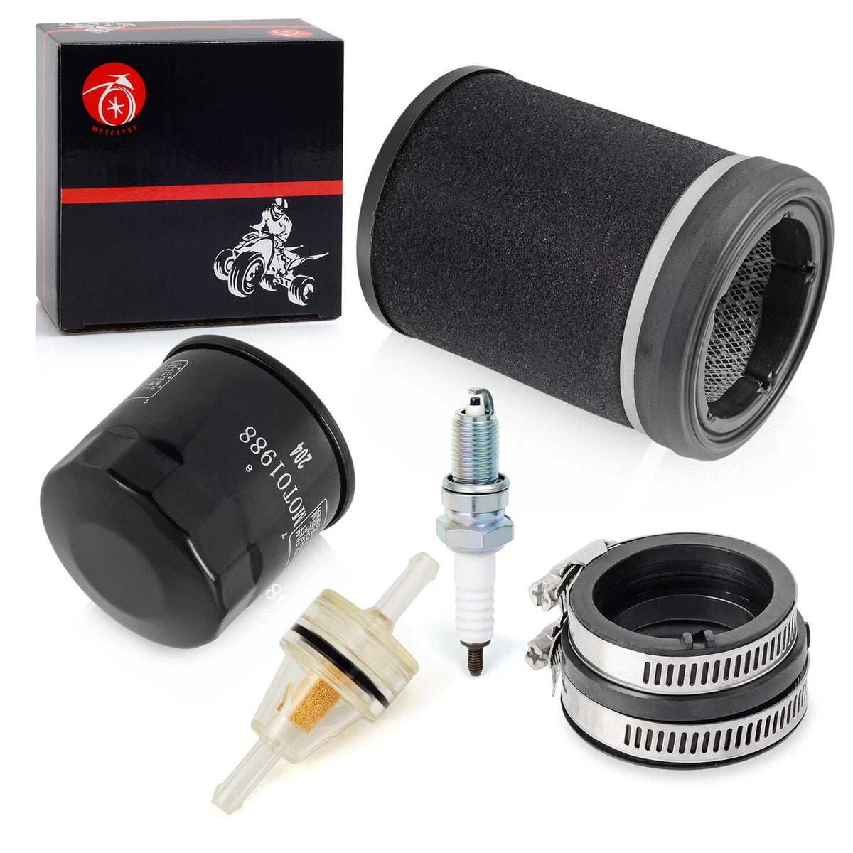 Filters Spark Plugs Intake Manifold for Kawasaki KVF360 Prairie (2003–2013)