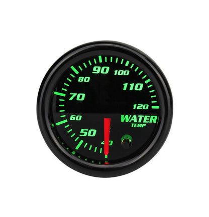 52mm Water Coolant Temperature Gauge with 7 Colors Backlight for Universal AU