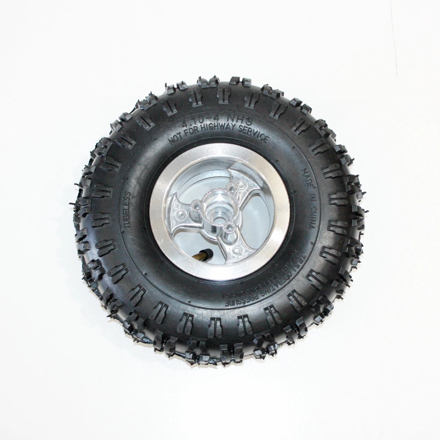 4 Inch Rear Wheel Rim Tire for 49cc Mini Quad Dirt Bike ATV