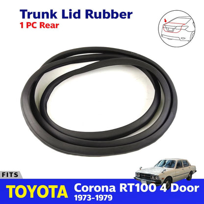 Trunk Lid Luggage Rubber Seal Strip Fits Toyota Corona RT100 4D SED 1973-79 D08