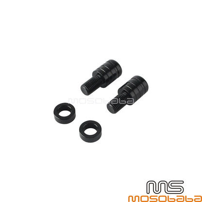 Black Mirror Hole Plugs Screws Bolt Kit for Harley Sportster XL1200 (2007-2019)