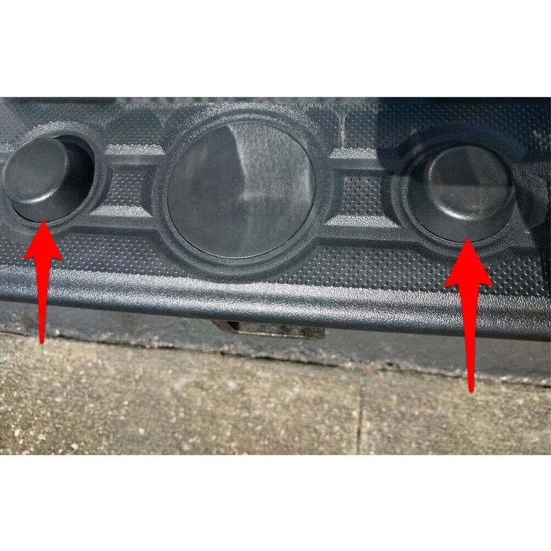 Rear Bumper Dome Caps for Toyota Tacoma, Tundra (2005-2023)