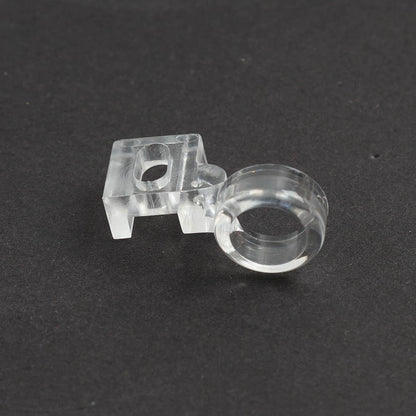 Clear Free Motion Couching Ruler Presser Foot for Low Shank Sewing Machines