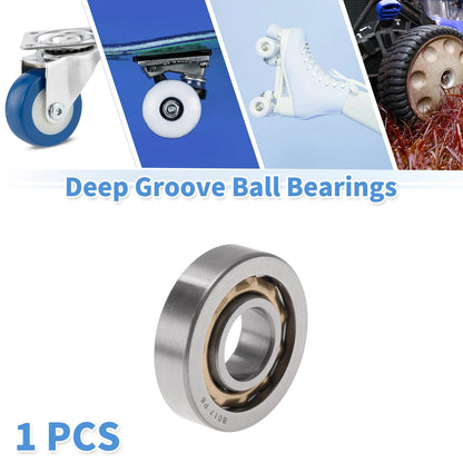 Deep Groove Ball Bearings 17x44x11mm Scooter Skateboard Wheel