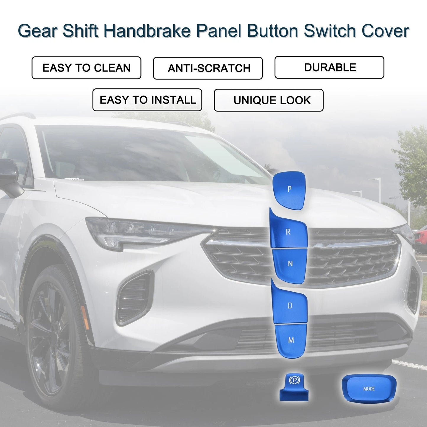 Gear Shift Handbrake Cover 1 Set for Buick Envision (2016–2023)