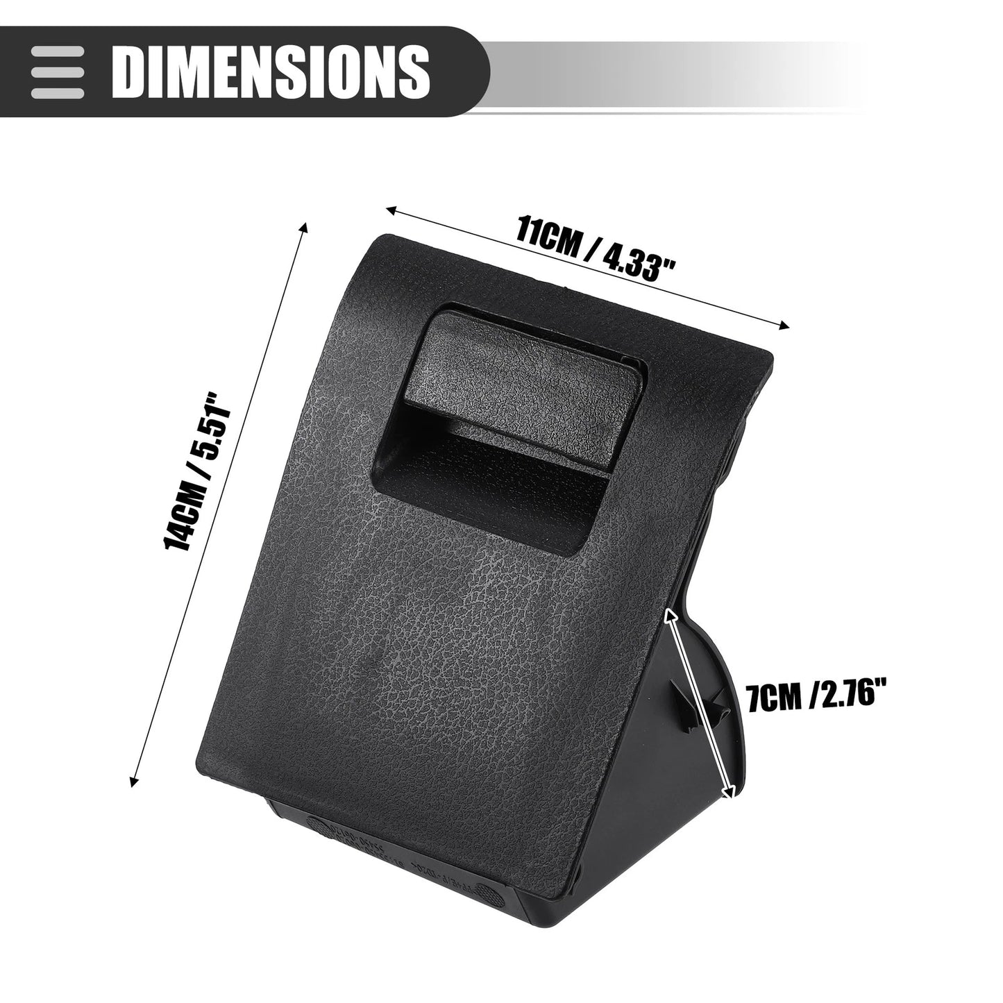 Coin Change Box Holder for Toyota Camry (2018-2022) ABS Black