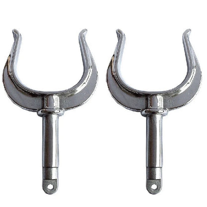 2 Pcs Adjustable Marine Rowlock 316 Stainless Steel for Row Boat/Dinghy