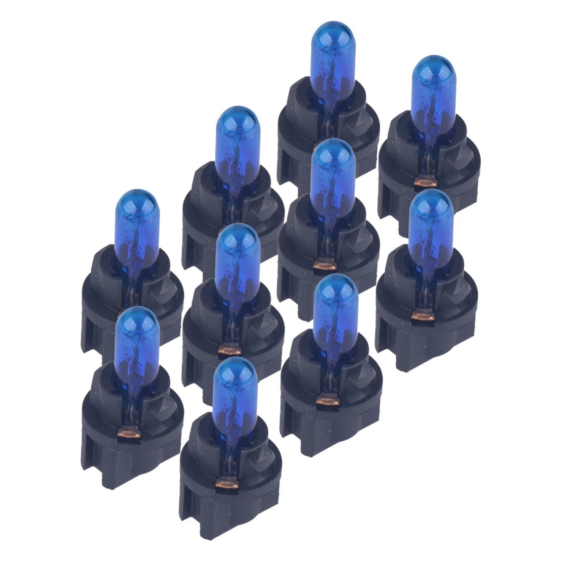10 x Blue T5 SMD LED Dashboard Instrument Lights for Car