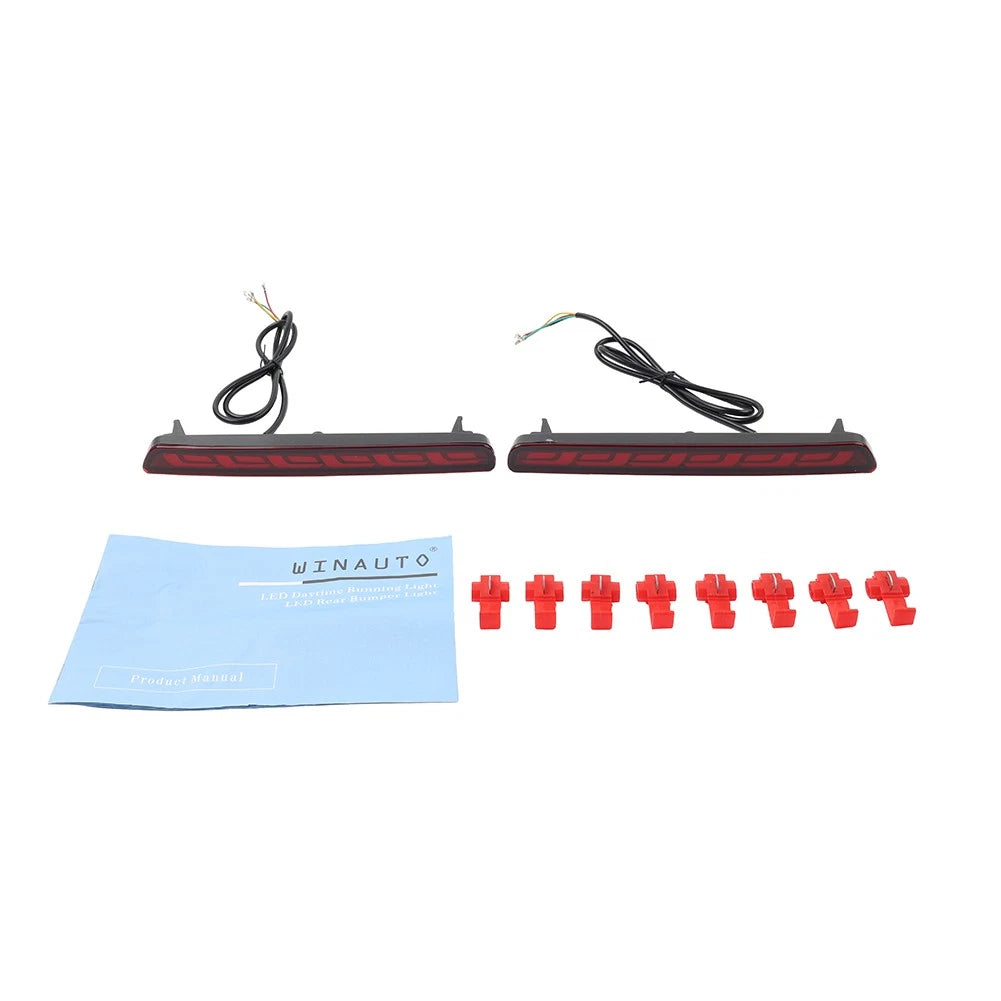 Rear Bumper Reflector Brake Light for Honda CR-V (2023-2024) Red