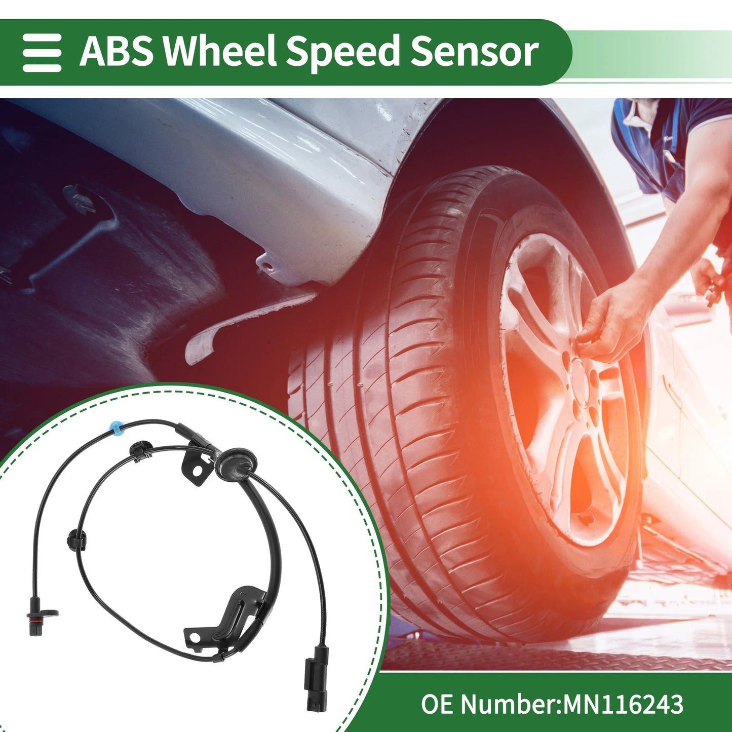 ABS Wheel Speed Sensor for Mitsubishi Lancer (2008-2017)