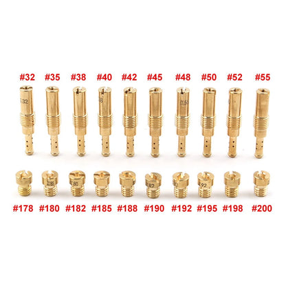 Main Jet & 32-55 Slow Jet Kit for NSR KSR PWK Keihin OKO CVK Carburetors