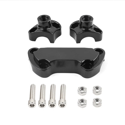 2" Handlebar Riser & Top Clamp for Harley Dyna Softail Sportster (2000-2023)