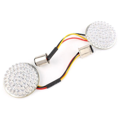 1157 Red LED Turn Signal & Running Light Inserts for Harley Touring