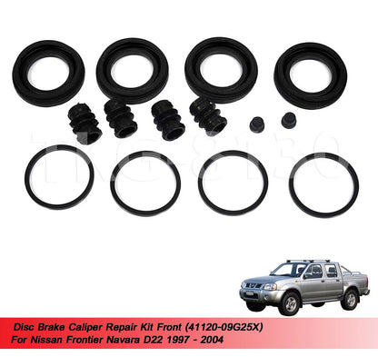 Disc Brake Caliper Repair Kit for Nissan Frontier Navara D22 (1997-2004)