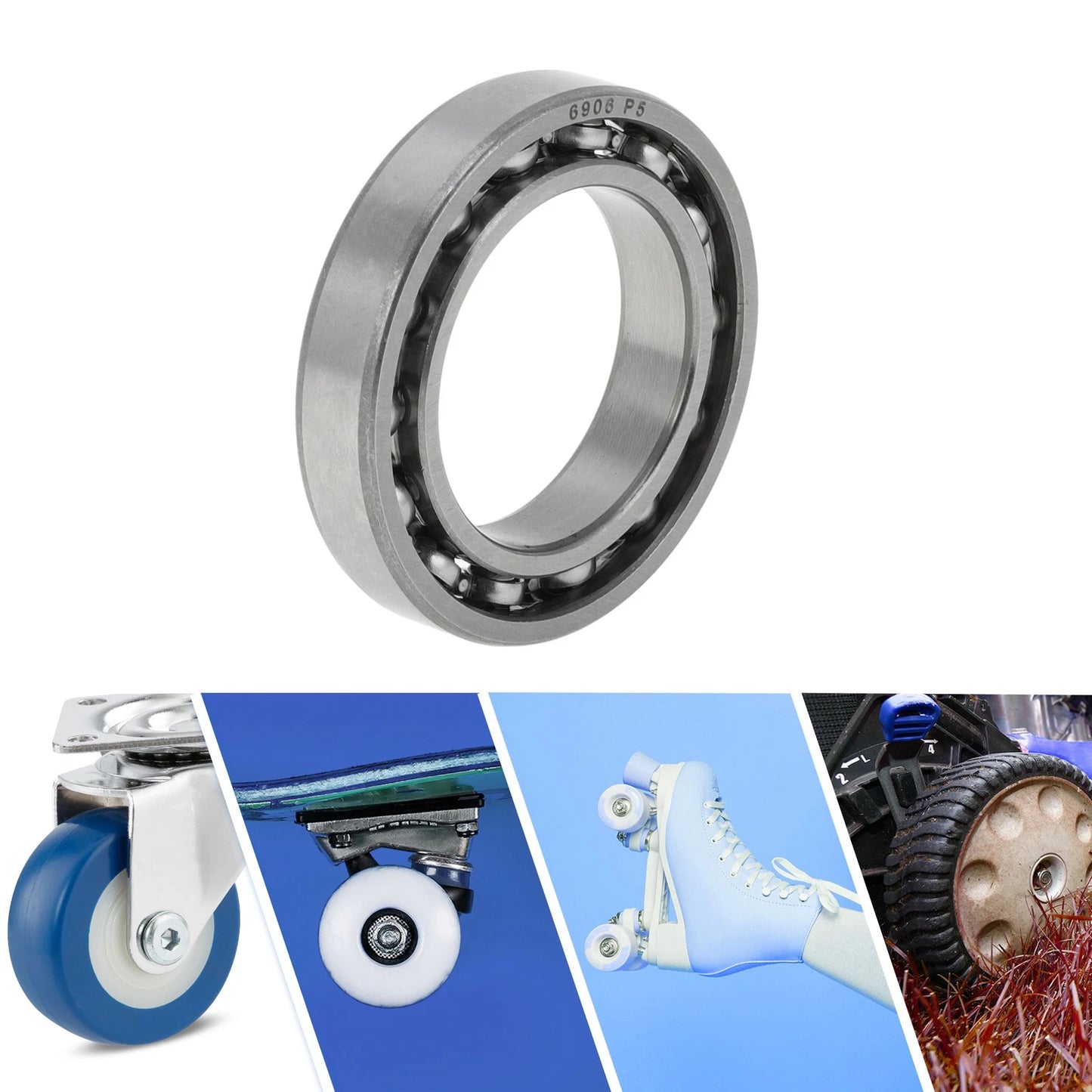 Deep Groove Ball Bearings P5 30x47x9mm for Scooter Skateboard Wheel