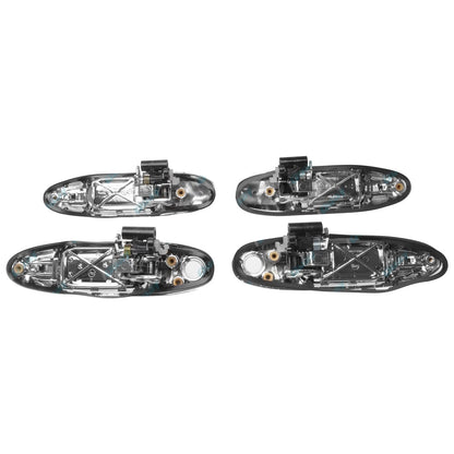 Chrome Door Handle Set Front + Rear for Toyota Landcruiser 1998-2007 100 Series