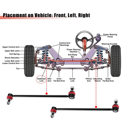 Front Sway Bar Links for Toyota RAV4 (2013-2018)