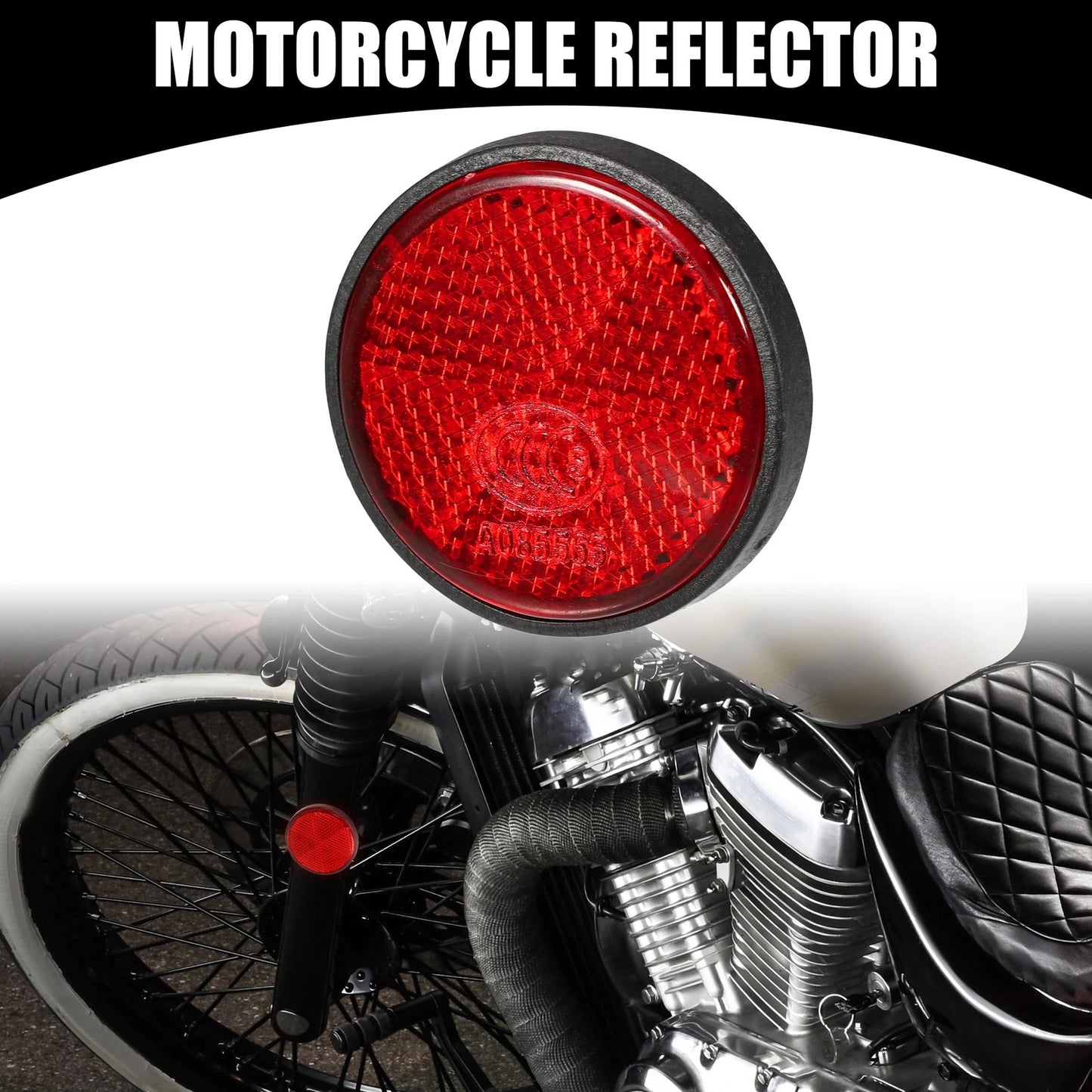 Reflector Round 6pcs 1.73x0.31 for Motorcycle
