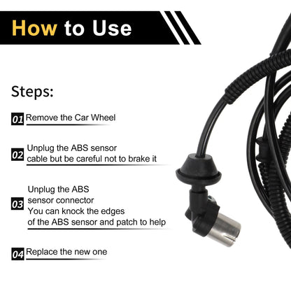 ABS Wheel Speed Sensor for Jeep Wrangler 1997-2006 1 x Rear Right Sensor