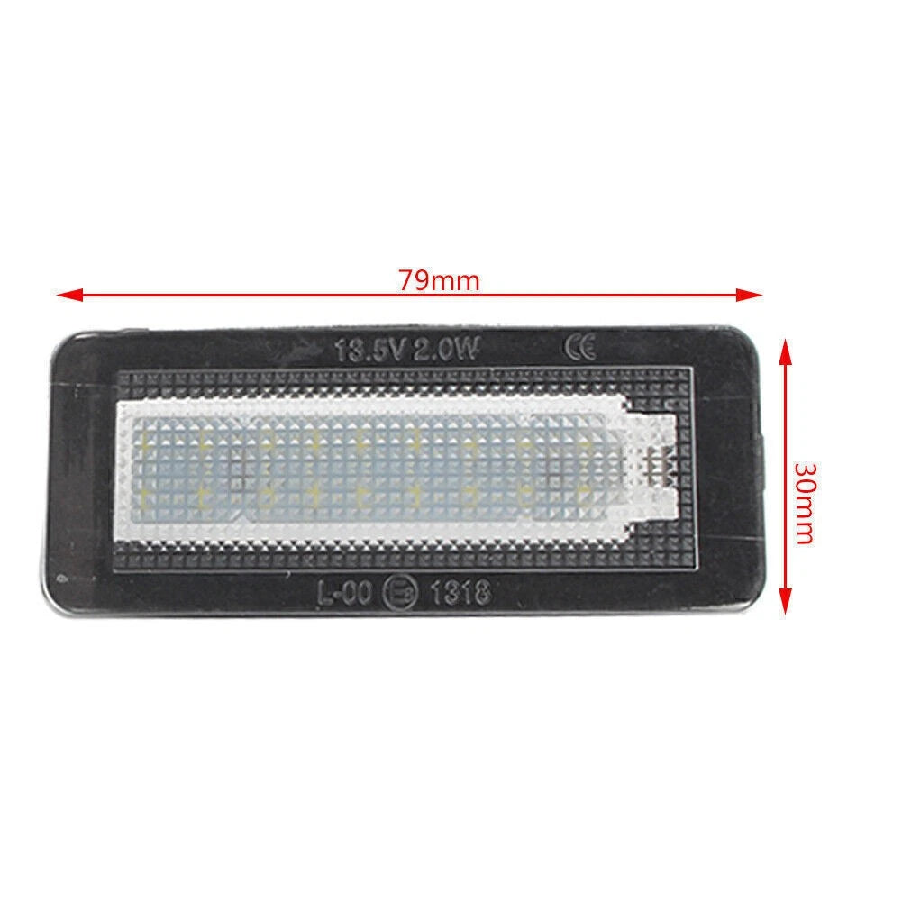 LED License Plate Light for Benz Smart Fortwo Coupe Convertible (2007-2015)