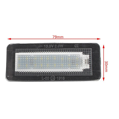 LED License Plate Light for Benz Smart Fortwo Coupe Convertible (2007-2015)