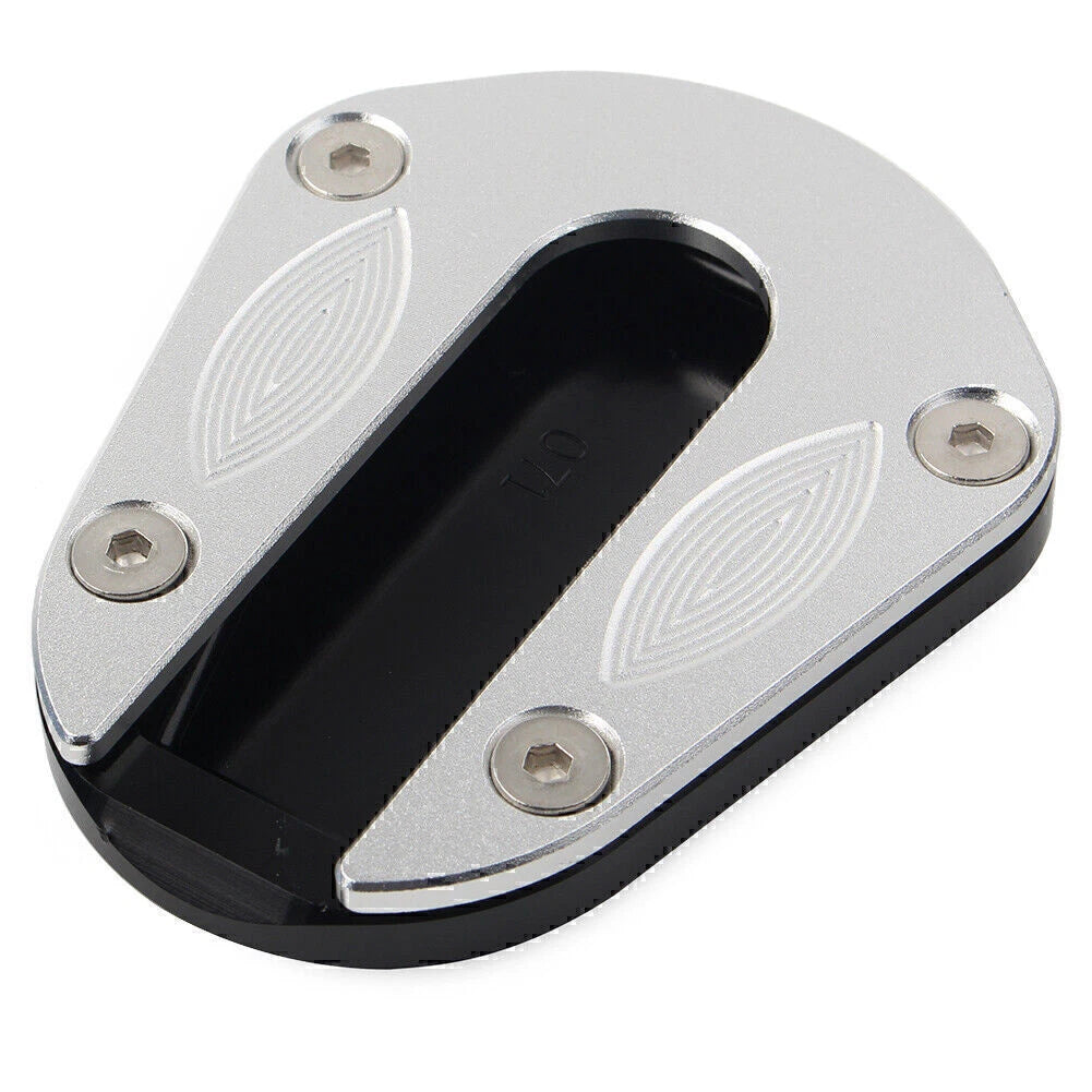 Black Side Stand Enlarger Pad for BENELLI TRK 502 (2017-2023)