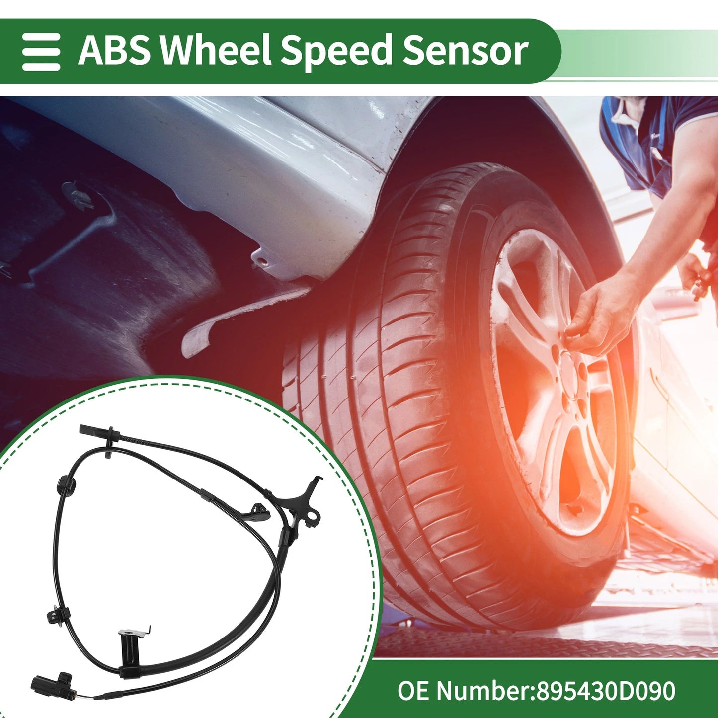 ABS Wheel Speed Sensor for Toyota Yaris FWD Front (2006–2013)