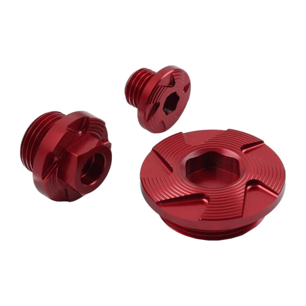 Engine Timing Oil Filter Plugs Screw Bolt Set for Kawasaki KX250 KX450 KLX450R