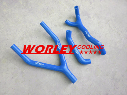 Blue Silicone Radiator Coolant Water Hose for Yamaha YZ125 (1983-1985)