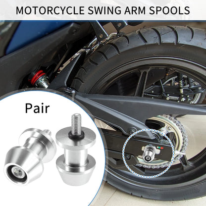 Pair Swingarm Spools 6mm for Motorbike